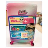 Used LOL Travel Luggage Filled w/Items for Kids