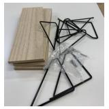 4 Hanging Shelves 15" x 4.5"