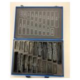 Lot of Assorted New Drill Bits in Case