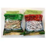 2x Packs Tour Mission 3 1/4 & 2 3/4 Golf Tees
