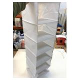 6 Bin Hanging Closet Rod Storage