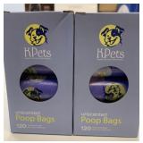2x 120/Box Unscented Poop Bags