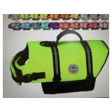 New Size S Rip Stop Bright Yellow Dog Life Jacket