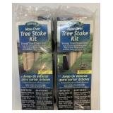 2 New Gardeneer Mow-Over Tree Stake Kits