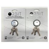 2 New Orbit Small Locator Chips Silver