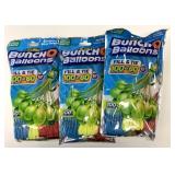 3 New Packs Zuru Bunch O Balloons