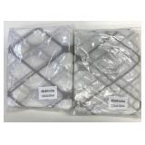 2 New White 48" x 84" Grommet Top Curtain Sheers