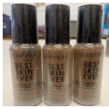3x 25ml Sephora 55N Best Skin Ever Longwear