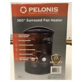 New/Open Box Pelonis 360 Surround Fan Heater