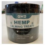 120 GKD Hemp Calming Treats for Dogs & Cats