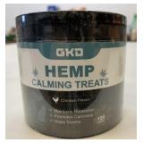 120 GKD Hemp Calming Treats for Dogs & Cats