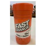72Ct Fast Orange Hand Cleaner Wipes