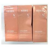 3x 75ml KOEC Collagen Night Wrapping Mask