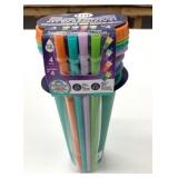 4x 709ml New TAL Colour-Changing Tumbler & Straw