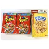Corn Pops & Fruity Pebbles Cereals