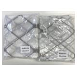 2 New White 48" x 84" Grommet Top Curtain Sheers