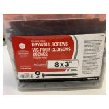 2000 Pcs 8x3" Phillips Drywall Screws