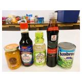 Soy Sauce, Rice Vinegar, Balsamic, Turmeric +