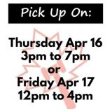 IMPORTANT! Pick up days/times: