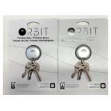 2 New Orbit Small Locator Chips Silver