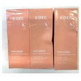 3x 75ml KOEC Collagen Night Wrapping Mask