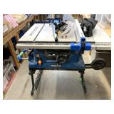 Mastercraft 10" Tablesaw w/Built in Stand & Wheels