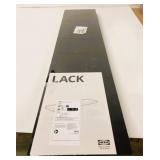 New Ikea Lack 47" x 10" Floating Black Shelf