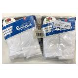 12 New Pairs FOTL Boy's Size M Active Crew Socks