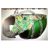 New Size S Sports Style Floral Dog Life Jacket