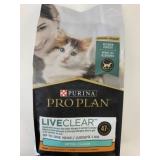 3.2Lb Bag Purina Pro Plan Liveclear Cat Food