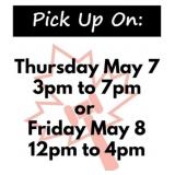 IMPORTANT! Pick up days/times: