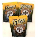 3 x 155g Purina Beggin' Venison Flavor Dog Treats