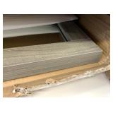 30' Square Labrador Maple Grey Mirror