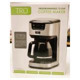 New TRu 12 Cup Programmable Coffee Maker