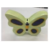 Ceramic Butterfly Coin Bank