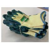 10 New Pairs Size 5 Rubber Dipped Gloves