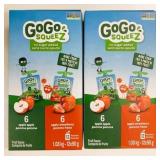 24x 90g GoGo Squeez No Sugar Added Fruit Sauce