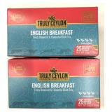 2x 25/Box English Breakfast True Ceylon Teas