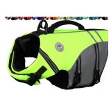 New Size S Sport Style Yellow Dog Life Jacket