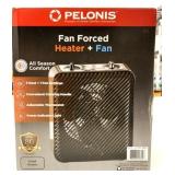 New/Open Box Pelonis Fan Forced Heater & Fan