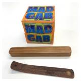 Mad Gab Game & Wooden Incense Burner & Box