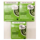 3x GoBio! Organic Vegetable Bouillon Cubes 66g/ea