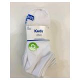 12 New Pairs Low Cut Keds Size 6-10 White Socks