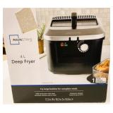 New/Open Box Mainstays 4L Deep Fryer