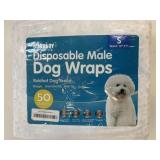 New Disposable Dog Wraps 50 Pack