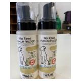 2x 210ml Wahl No Rinse Waterless Shampoo