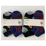 12 New Pairs George Boys Ankle Socks 3-6