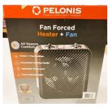 New/Open Pelonis Fan Forced Heater & Fan