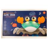 New Electric Induction Cute Crab Toy