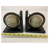Vintage Old World Globe Bookends